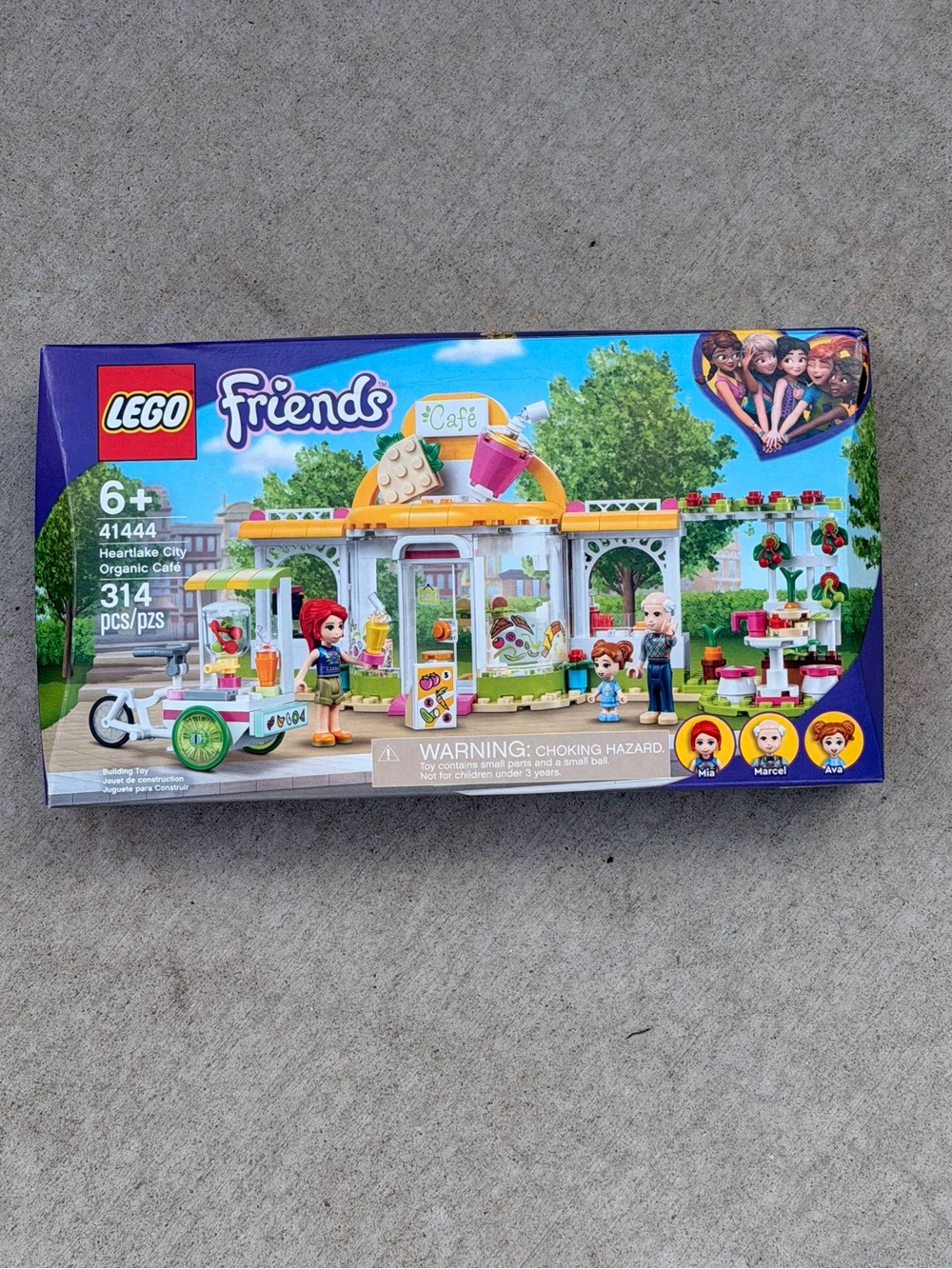 Lego Friends Heartlake City Organic Café - White, Green, Yellow, Pink